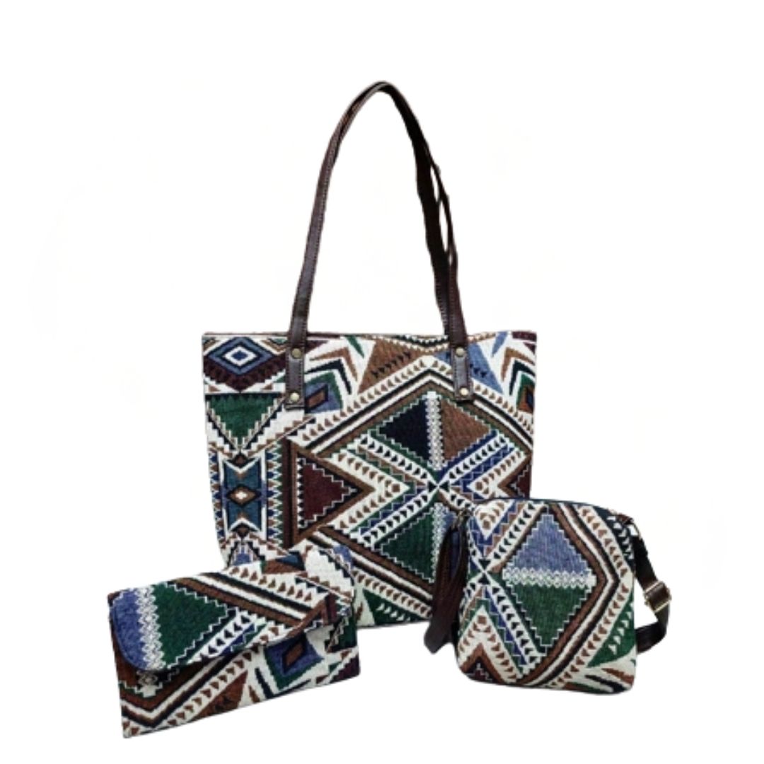 Eco-Friendly 3pc Combo Tote Bag for Everyday Use